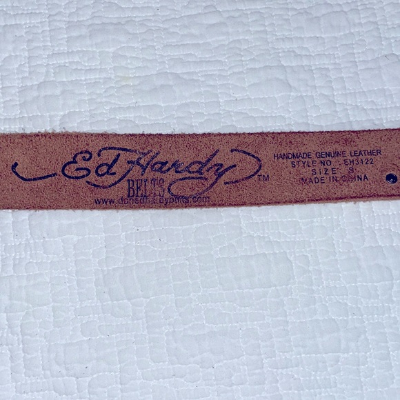 ED HARDY Embroidered Belt - Picture 5 of 10